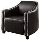  Furniture of America Kirk Stationary Bonded Leather Match Accent Chair CM-AC6110 IMAGE 1