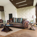  Furniture of America Kaelyn Stationary Leatherette Sofa SM4080-SF IMAGE 2