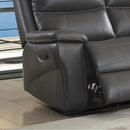 Furniture of America Lila Reclining Leather Look Loveseat CM6540-LV IMAGE 3