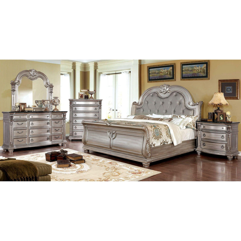 Furniture of America Fromberg Arched Dresser Mirror CM7670CPN-M IMAGE 5