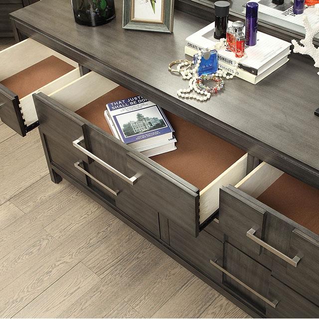Furniture of America Berenice 7-Drawer Dresser CM7580GY-D IMAGE 5