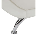  Furniture of America Reanna Stationary Leatherette Chair CM6414WH-CH IMAGE 3