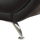  Furniture of America Reanna Stationary Leatherette Chair CM6414BK-CH IMAGE 3