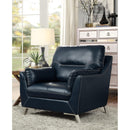  Furniture of America Nichola Stationary Leatherette Chair CM6008BL-CH IMAGE 5