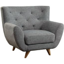  Furniture of America Carin Stationary Fabric Chair CM6134LG-CH IMAGE 1