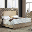  Furniture of America Markos California King Upholstered Panel Bed CM7393CK-BED IMAGE 1