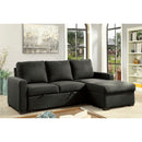 Furniture of America Arabella Fabric Sleeper Sectional CM6564DG-SECT IMAGE 1