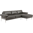  Furniture of America Eilidh Leatherette 2 pc Sectional CM6422GY-SECT IMAGE 1