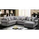  Furniture of America Skyler II Fabric 3 pc Sectional CM6156GY-SECT IMAGE 1