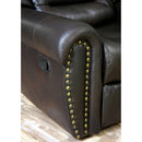  Furniture of America Wales Reclining Leatherette 3 pc Sectional CM6987-SECTIONAL IMAGE 4