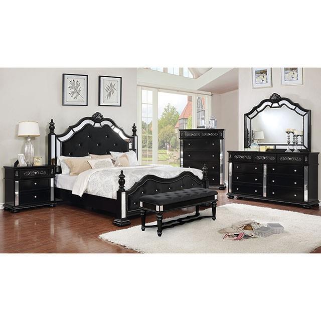 Furniture of America Azha CM7194BK-CK California King Bed IMAGE 2