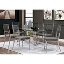 Furniture of America Sunniva Dining Table with Trestle Base CM3654T-TABLE IMAGE 2
