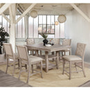  Furniture of America Ledyard Counter Height Dining Table with Pedestal Base CM3576PT IMAGE 2