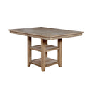  Furniture of America Ledyard Counter Height Dining Table with Pedestal Base CM3576PT IMAGE 5