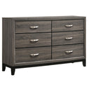 Coaster Furniture Watson 212423 6-Drawer Dresser - Grey Oak IMAGE 1