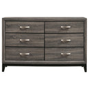 Coaster Furniture Watson 212423 6-Drawer Dresser - Grey Oak IMAGE 2