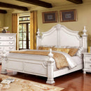  Furniture of America Hesperos King Poster Bed CM7798WH-EK-BED IMAGE 2