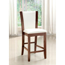  Furniture of America Manhattan Counter Height Dining Chair CM3710WH-PC-2PK IMAGE 1