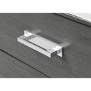 Elements International Titanium 2-Drawer Nightstand TT100NS IMAGE 2