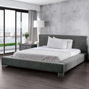  Furniture of America Canaves King Upholstered Platform Bed CM7142DG-EK-BED IMAGE 2