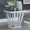  Furniture of America Winnie End Table CM4109WH-E IMAGE 2