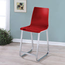  Furniture of America Yvetti Counter Height Dining Chair CM3990RD-PC-2PK IMAGE 3