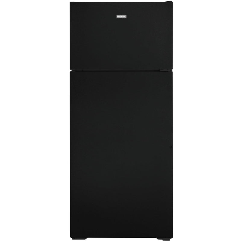 Hotpoint 28-inch, 17.5 cu.ft. Freestanding Top Freezer Refrigerator HPS18BTNRBB IMAGE 1