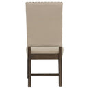  Coaster Furniture Twain 109143 Upholstered Dining Side Chair - Beige IMAGE 5
