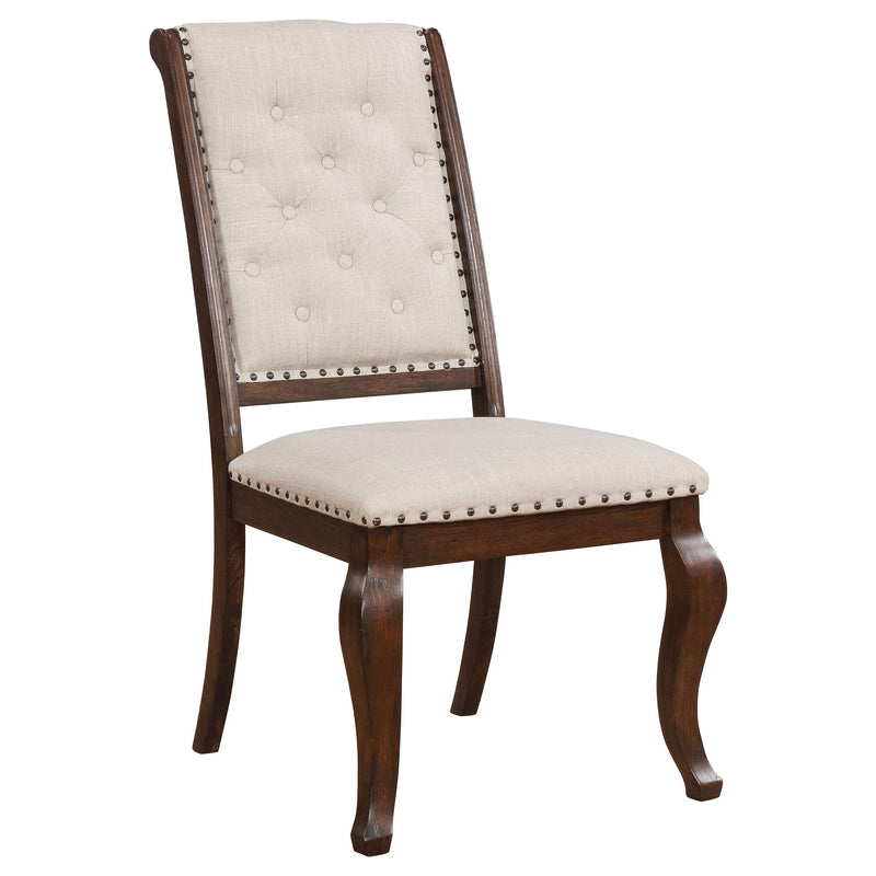 Coaster Furniture Brockway 110312 Upholstered Dining Chair - Barley Java (Set of 2) IMAGE 1