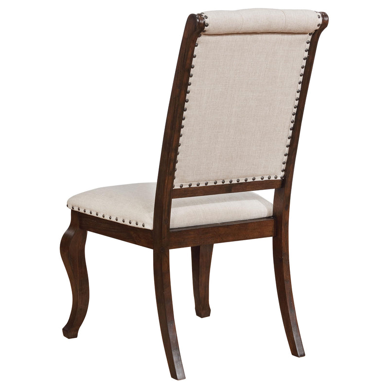 Coaster Furniture Brockway 110312 Upholstered Dining Chair - Barley Java (Set of 2) IMAGE 5