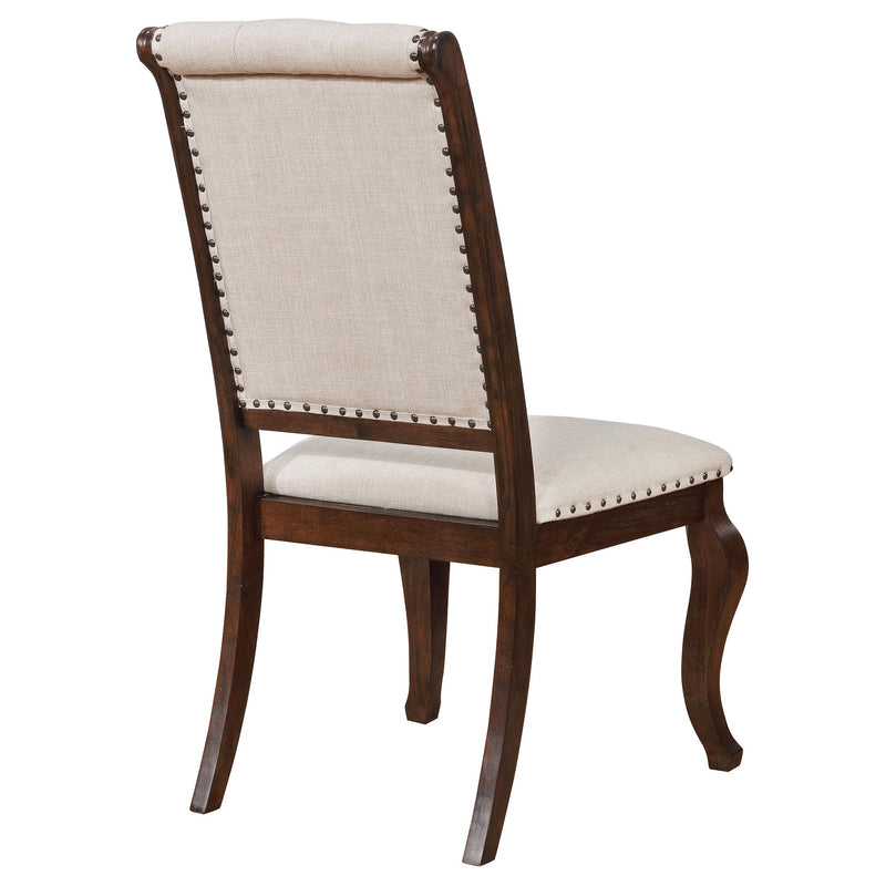 Coaster Furniture Brockway 110312 Upholstered Dining Chair - Barley Java (Set of 2) IMAGE 6