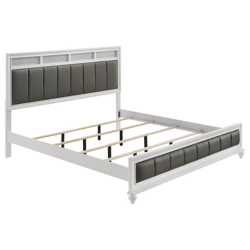 Coaster Furniture Barzini King Upholstered Panel Bed 205891KE IMAGE 1