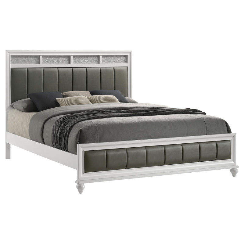 Coaster Furniture Barzini King Upholstered Panel Bed 205891KE IMAGE 2