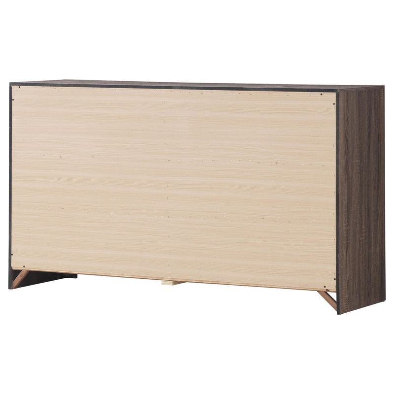 Coaster Furniture Brantford 207043 6-Drawer Dresser - Barrel Oak IMAGE 7