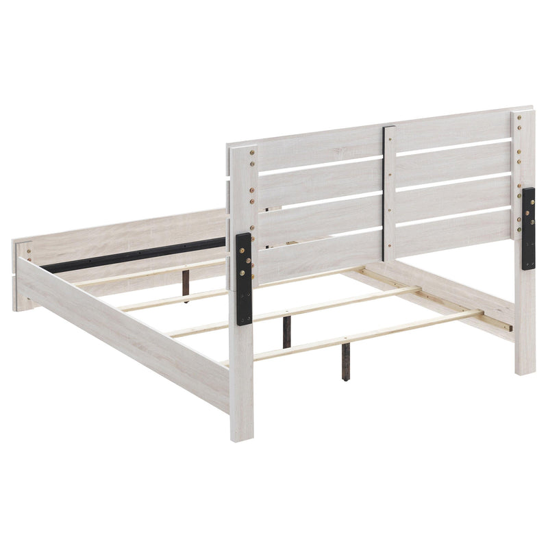 Coaster Furniture Brantford 207051KE Wood Eastern King Panel Bed - Coastal White IMAGE 3