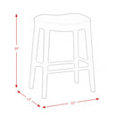 Elements International Fiesta Pub Height Stool LFS100BSTBL IMAGE 11