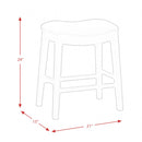 Elements International Fiesta Counter Height Stool LFS100CSTBL IMAGE 11