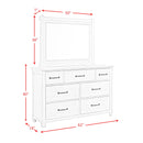 Elements International Scott 7-Drawer Dresser with Mirror SC600DRMR IMAGE 12