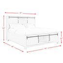 Elements International Scott King Platform Bed with Storage SC370KB IMAGE 12