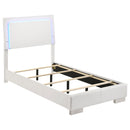 Coaster Furniture Felicity Twin Upholstered Platform Bed 203500T IMAGE 1