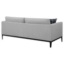  Coaster Furniture Apperson 508681 Upholstered Track Arm Sofa - Light Grey IMAGE 7