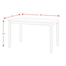 Elements International Alex 7 pc Counter Height Dinette DAX4007CS IMAGE 16
