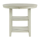 Elements International Round Amherst Counter Height Dining Table with Pedestal Base DAH750CT IMAGE 2