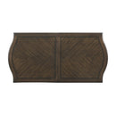 Elements International Chesley Counter Height Dining Table with Pedestal Base DCL100CTB IMAGE 4