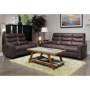  Catnapper Gill 2642 Reclining Loveseat - Chocolate IMAGE 2