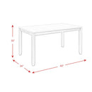 Elements International Martin Brown 6 pc Dinette DMT7006DS IMAGE 13