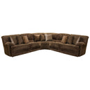  Catnapper Burbank 281 5 pc Power Sectional - Chocolate IMAGE 1
