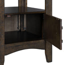 Elements International Oval Max Counter Height Dining Table with Pedestal Base DMX950PT IMAGE 7