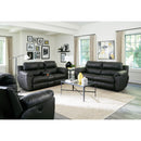 Catnapper Sorrento 64721 Power Reclining Sofa - Anthracite IMAGE 2
