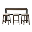 Elements International Caesar 4 pc Counter Height Dinette TCA100BTSP IMAGE 2